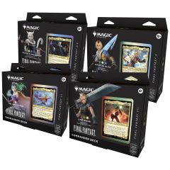 MTG Final Fantasy Commander Deck Display (4 Decks) - EN