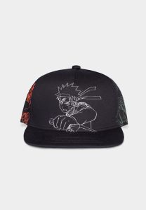 Naruto Shippuden - Outline Characters Snapback Cap