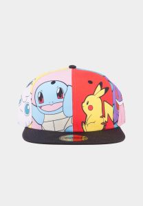 Pokémon -  Multi Pop Art Snapback Cap