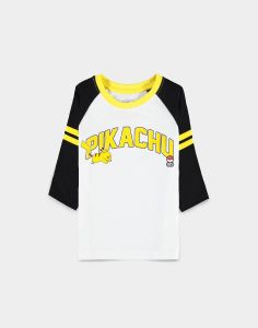 Pokémon - Running Pika - Girls 3/4 Sleeved T-shirt - 110/116